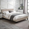 Velvet Double Bed - Rosa