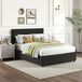 Velvet Double Ottoman Storage Bed 140cm Wide With Front Drawer - Velmora