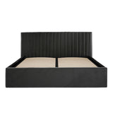 Velvet Double Ottoman Storage Bed - Berlin