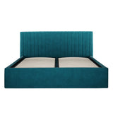 Velvet Double Ottoman Storage Bed - Berlin