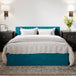 Velvet Double Ottoman Storage Bed - Berlin