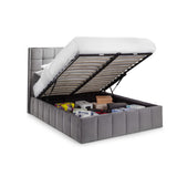 Velvet Double Ottoman Storage Bed - Gatsby