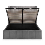 Velvet Double Ottoman Storage Bed - Gatsby
