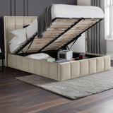 Velvet Double Ottoman Storage Bed - Gatsby