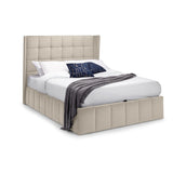 Velvet Double Ottoman Storage Bed - Gatsby