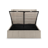 Velvet Double Ottoman Storage Bed - Gatsby