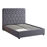 Velvet Double Ottoman Storage Bed - Madison