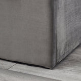 Velvet Double Ottoman Storage Bed - Shoreditch