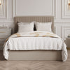 Velvet Double Ottoman Storage Bed With Tall Headboard - Berlin