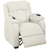 Velvet Electric Recliner Chair 86cm Wide - Velmora