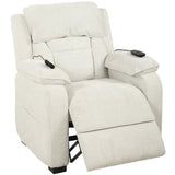 Velvet Electric Recliner Chair 86cm Wide - Velmora