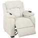 Velvet Electric Recliner Chair 86cm Wide - Velmora