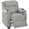 Velvet Electric Recliner Chair 86cm Wide - Velmora