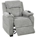 Velvet Electric Recliner Chair 86cm Wide - Velmora
