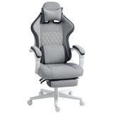 Velvet Gaming Chair 64cm Wide With Headrest - Velmora
