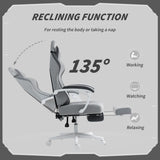 Velvet Gaming Chair 64cm Wide With Headrest - Velmora