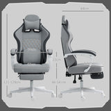 Velvet Gaming Chair 64cm Wide With Headrest - Velmora