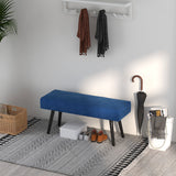 Velvet Hallway Seating Bench 100cm Wide - Velmora