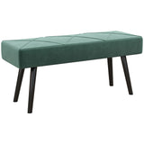 Velvet Hallway Seating Bench 100cm Wide - Velmora
