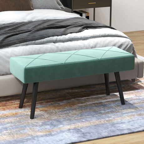 Velvet Hallway Seating Bench 100cm Wide - Velmora