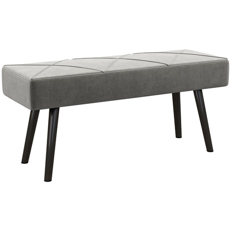 Velvet Hallway Seating Bench 100cm Wide - Velmora