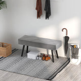Velvet Hallway Seating Bench 100cm Wide - Velmora