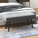 Velvet Hallway Seating Bench 100cm Wide - Velmora