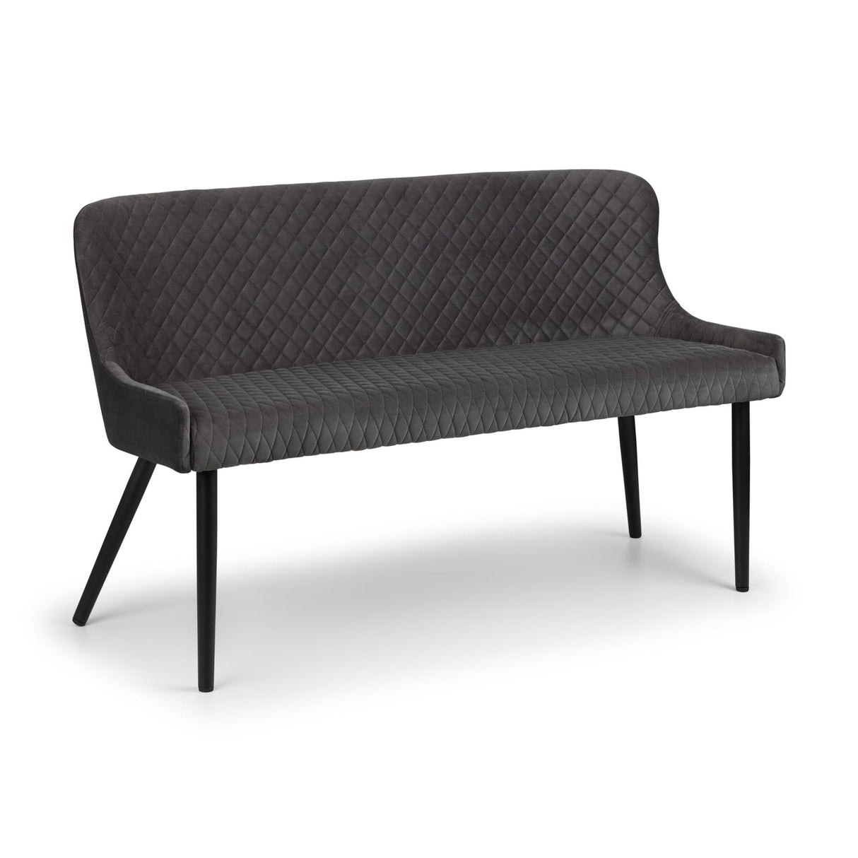 Velvet Hallway Seating Bench High Back - Luxe