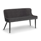 Velvet Hallway Seating Bench High Back - Luxe