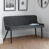 Velvet Hallway Seating Bench High Back - Luxe