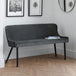 Velvet Hallway Seating Bench High Back - Luxe