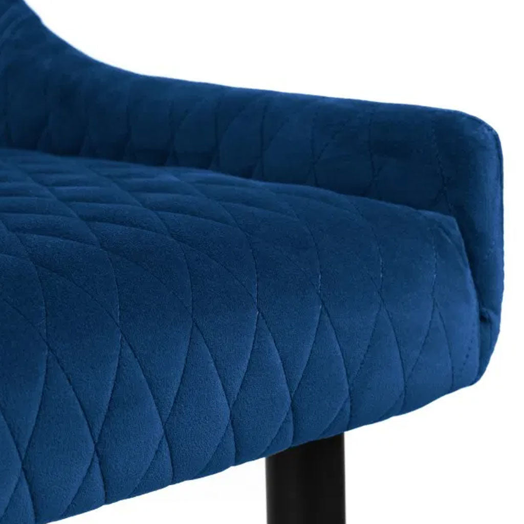 Velvet Hallway Seating Bench High Back - Luxe