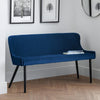 Velvet Hallway Seating Bench High Back - Luxe