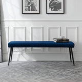 Velvet Hallway Seating Bench - Luxe