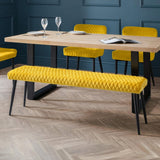 Velvet Hallway Seating Bench - Luxe