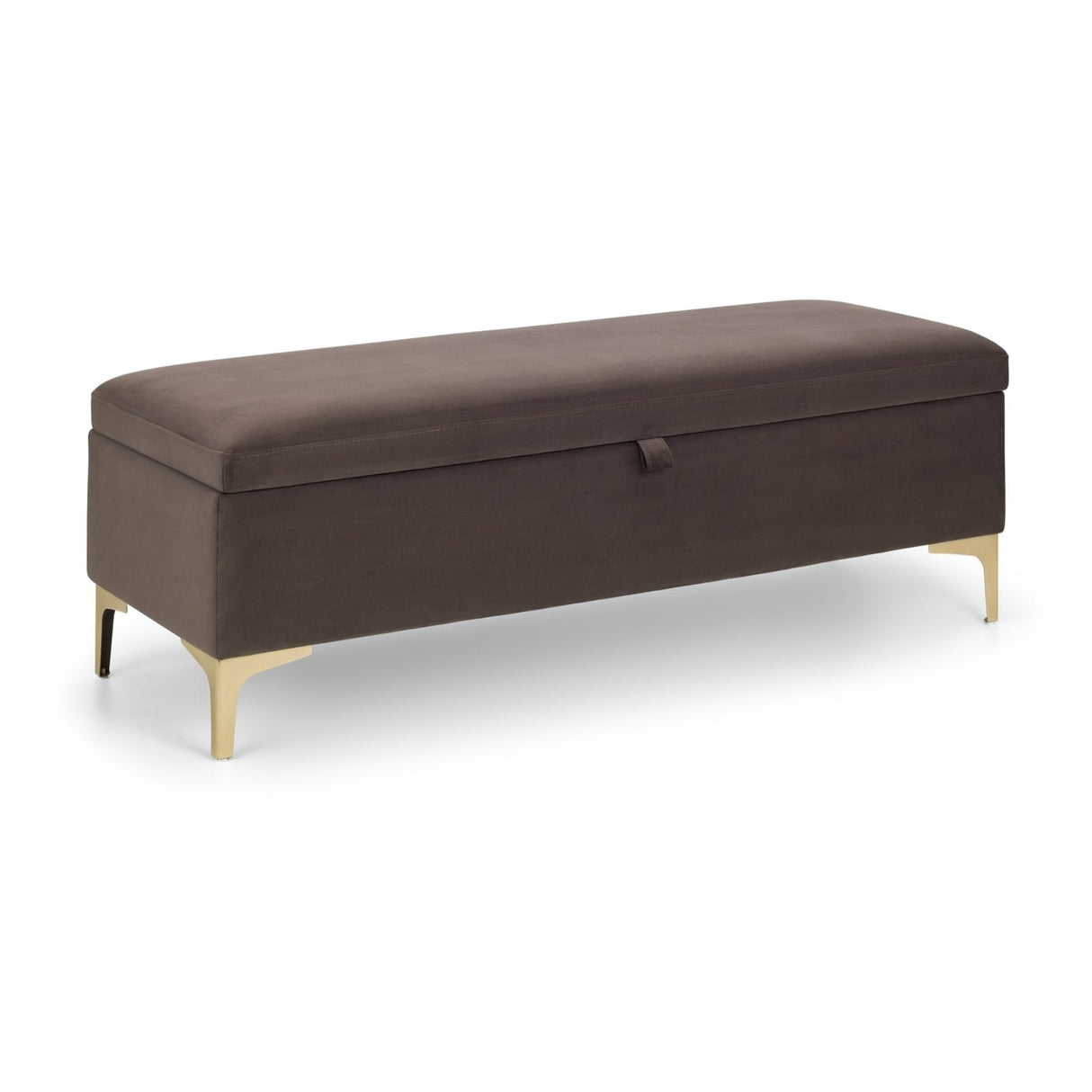 Velvet Hallway Seating Bench With Storage - Deco