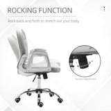 Velvet Home And Office Chair 59.5cm Wide With Diamante Back - Velmora