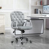 Velvet Home And Office Chair 59.5cm Wide With Diamante Back - Velmora