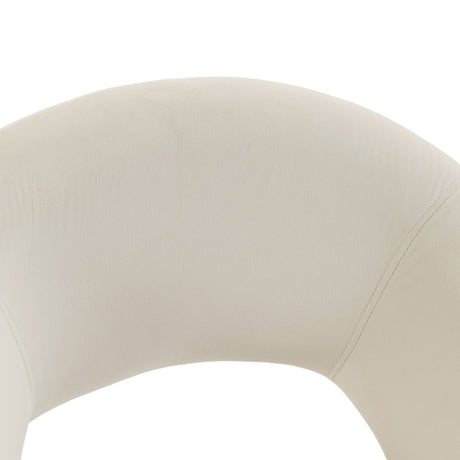 Velvet Home And Office Chair 59cm Wide - Velmora
