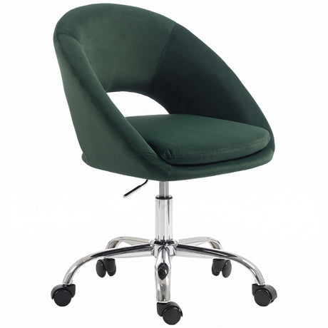 Velvet Home And Office Chair 59cm Wide - Velmora