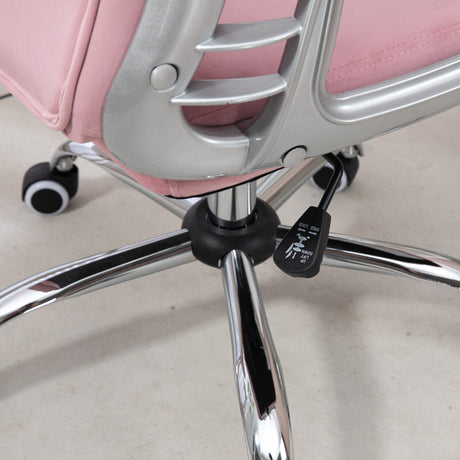 Velvet Home And Office Chair 61cm Wide With Diamante Back - Velmora