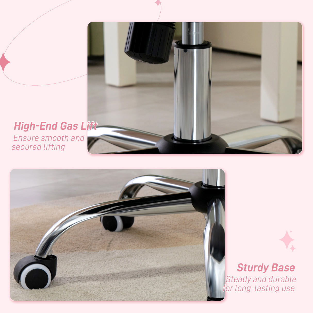 Velvet Home And Office Chair 61cm Wide With Diamante Back - Velmora