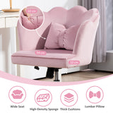 Velvet Home And Office Chair 66cm Wide With Wheels - Velmora