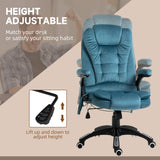 Velvet Home And Office Chair 67cm Wide With Armrest - Velmora