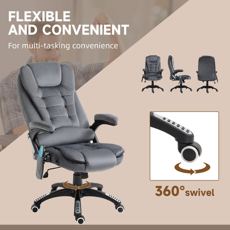 Velvet Home And Office Chair 67cm Wide With Armrest - Velmora