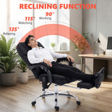 Velvet Home And Office Chair 67cm Wide With Footrest - Velmora