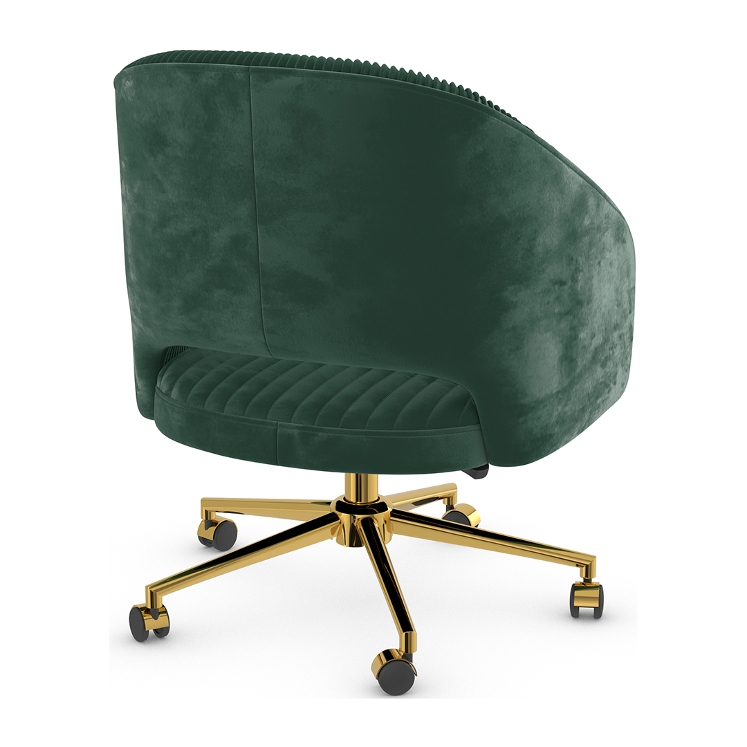 Velvet Home And Office Chair - Coburn