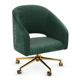 Velvet Home And Office Chair - Coburn