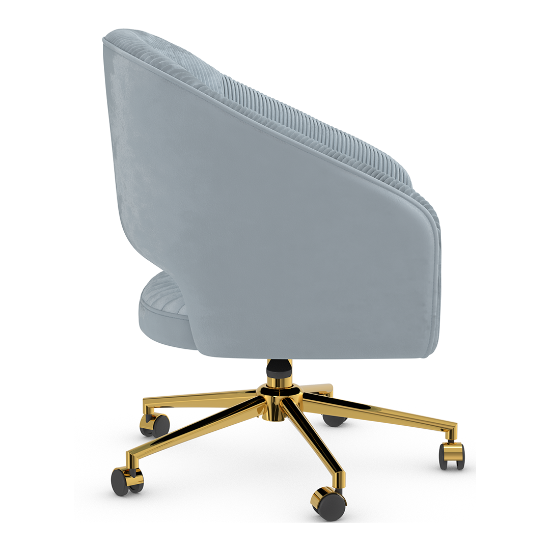 Velvet Home And Office Chair - Coburn
