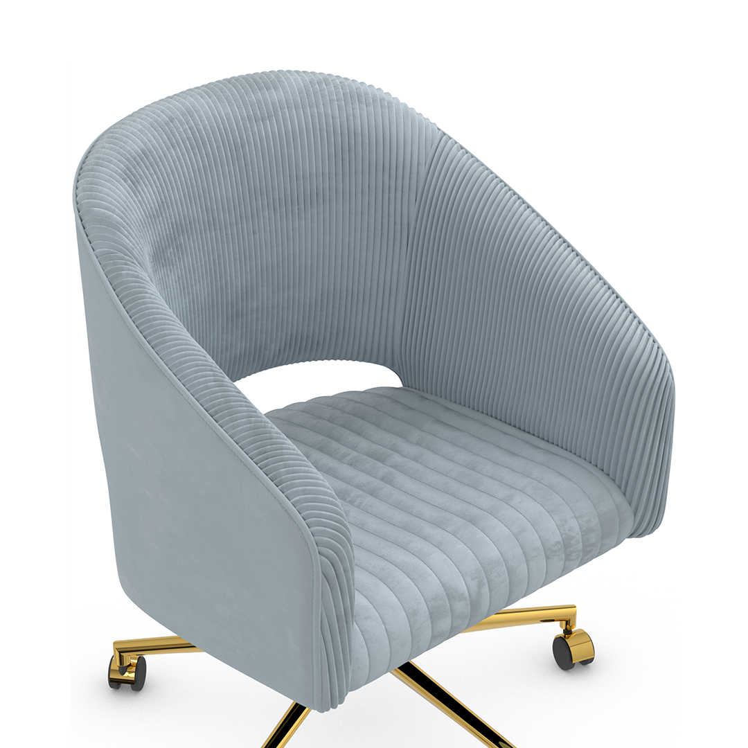 Velvet Home And Office Chair - Coburn